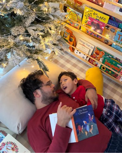 Lucas with Dad