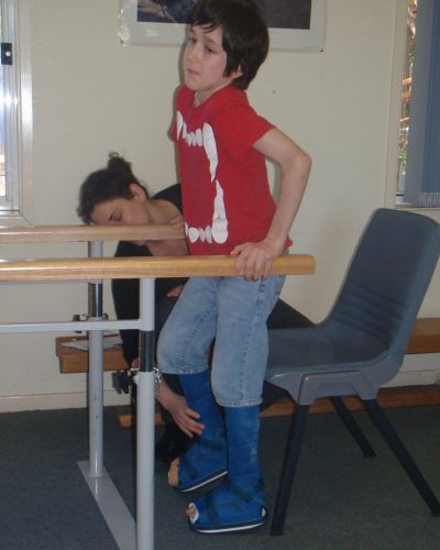Darcy receiving treatment