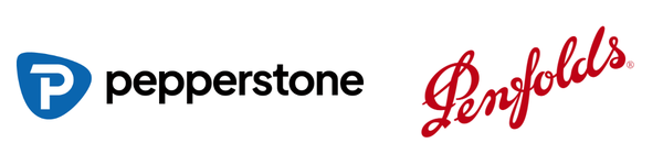 Pepperstone and Penfolds Logo