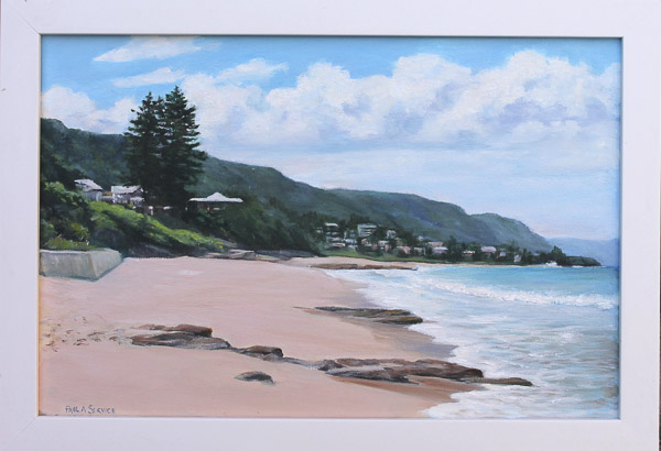 Artwork: Paula Service - Mc Cauleys Beach Bulli (2023)