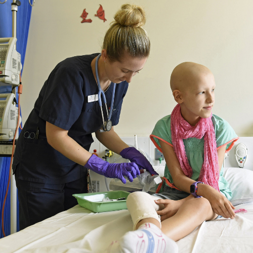 Eve and a Nurse in hospital