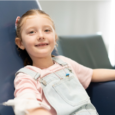 Bec sitting in a hospital chair Bec sitting in a hospital chair