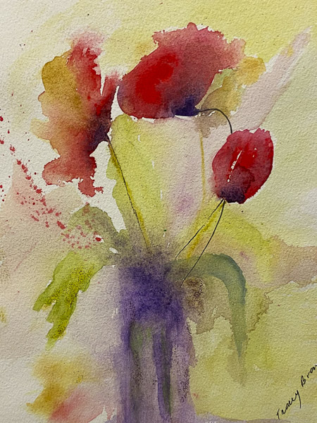 Artwork: Tracey Le Petit - The Poppy Vase (2022)