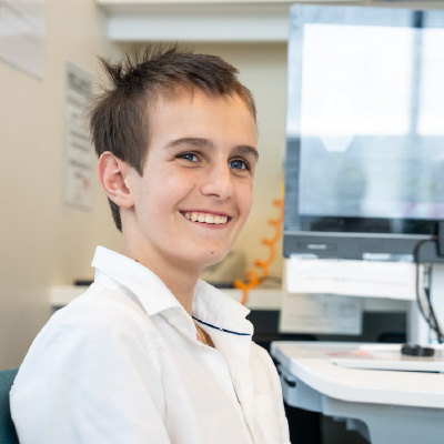 Artaban in a hospital room smiling Artaban in a hospital room smiling