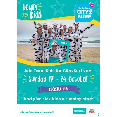 City2Surf 2021 Team Kids Generic Poster