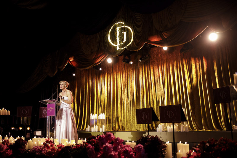 SCHF CEO Kristina Keneally speaking on stage at Gold Dinner 2025 SCHF CEO Kristina Keneally speaking on stage at Gold Dinner 2025