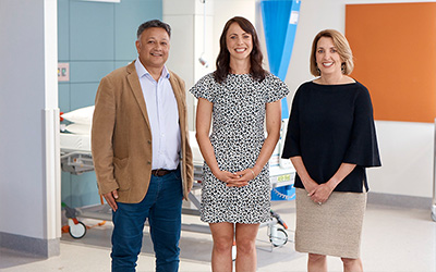 Left to Right: Kaustuv Bhattacharya, Kiera Batten, Carolyn Broderick