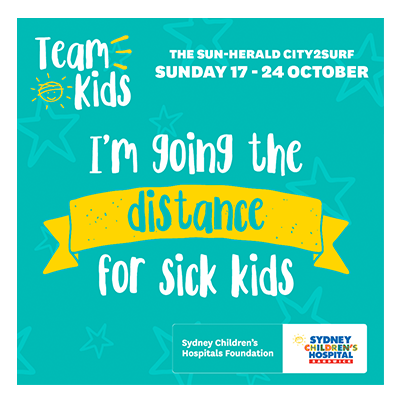 City2Surf Team Kids Social Media tiles