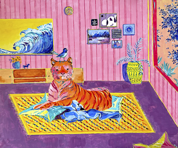 Artwork: Tiger and Willie Wagtail