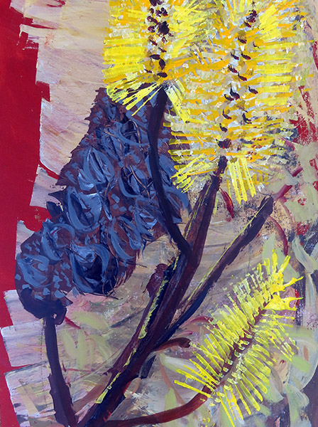 Artwork: Banksia Integrifolia by Rachel Carroll